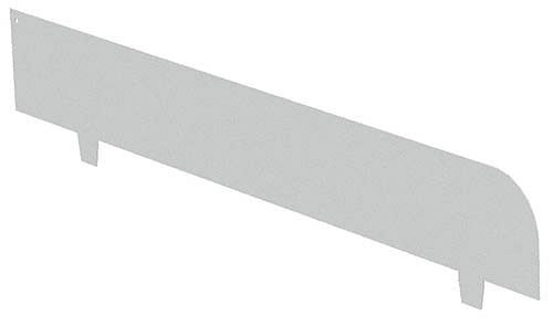 Plaque de séparation Bedrunka+Hirth pour diviser une étagère à fentes, dimensions en mm (PxH) : 700 x 95, SRFBTB095