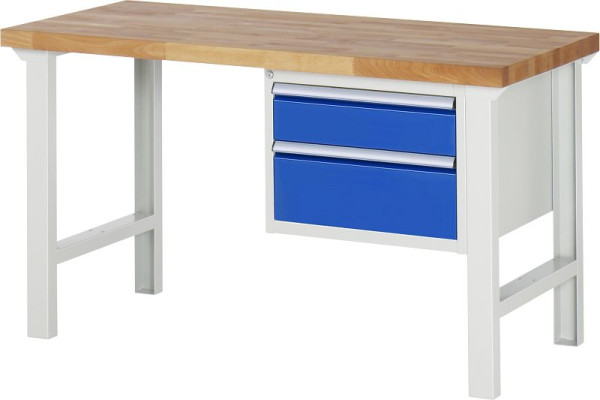 Etabli RAU série 7000 - modèle 7123, L1500 x P700 x H840 mm, base système L1500 x P650 x H800 mm, 03-7123A1-157B4S.11