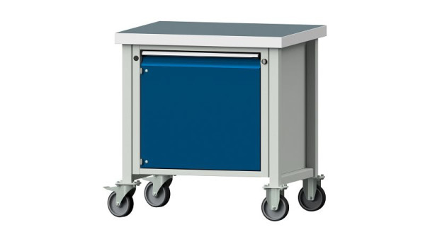Établis ANKE établi à caissons, modèle 12 V, 800 x 700 x 850 mm, RAL 7035/5010, UBP 50 mm, 306.390