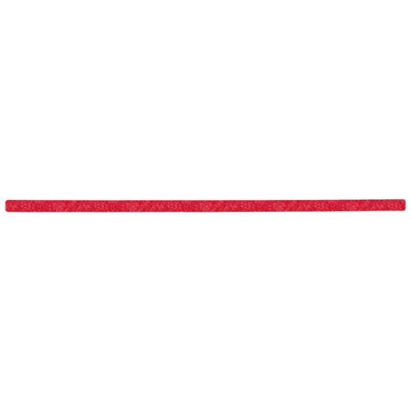 m2 revêtement antidérapant universel bandes rouges simples 25x800mm, UE: 10 pièces, M1RV100251