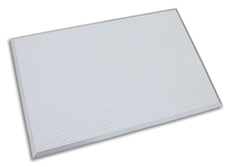 Ergomat Infinity Smooth Silver salle blanche + tapis anti-fatigue, longueur 780 cm, largeur 90 cm, INS90780-S