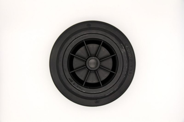 Roue en caoutchouc ELMAG Ø 250 mm, alésage 25,4 mm, largeur environ 76 mm, pour DMS 450 D44, DMS 452 D44, 9504252