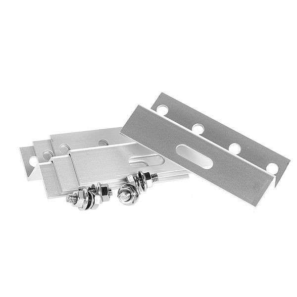 Support Z Offgridtec en aluminium de 100 mm avec vis pour le montage du module solaire, 8-01-006505