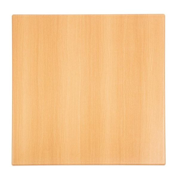Plateau carré boléro bois de hêtre 60cm, GG634