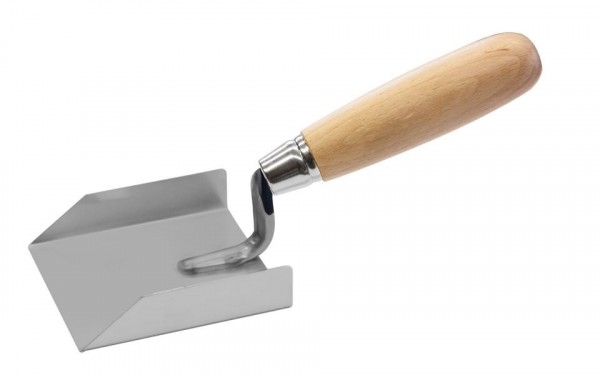 Spatule d'angle en stuc TECTOOL, inox, bois, 80x80mm, 18028
