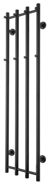 Sèche-serviettes électrique TVS ELDO 4, noir, avec minuterie, 1400 x 345 mm, ELDO4-SO