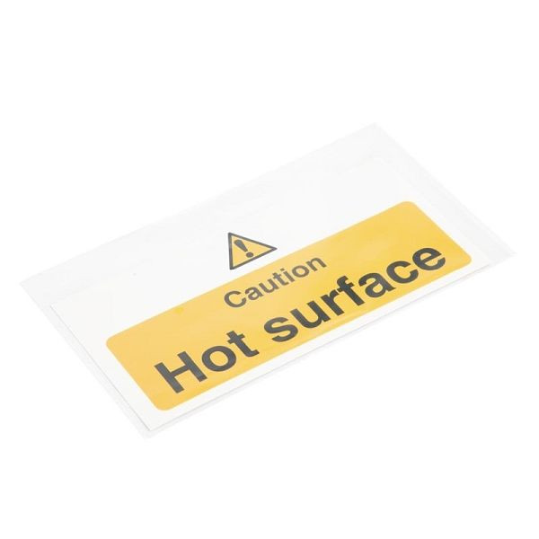Vogue Caution - Étiquette d'avertissement de surface chaude, L848