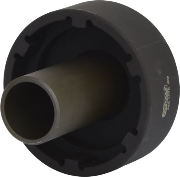 KS Tools Clé à contre-écrou 3/4" à 6 goupilles avec tube de guidage pour Mercedes, goupille intérieure Ø 46 mm, 460.1070