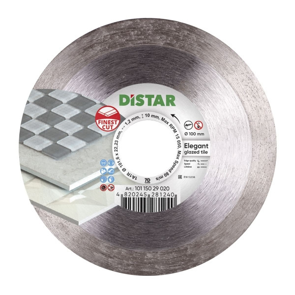 Disque à tronçonner diamanté Distar 1A1R 100 Elegant, 10115029020