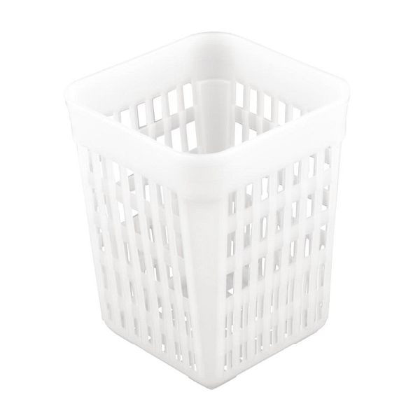 OLYMPIA porte-couverts carré en plastique, P175