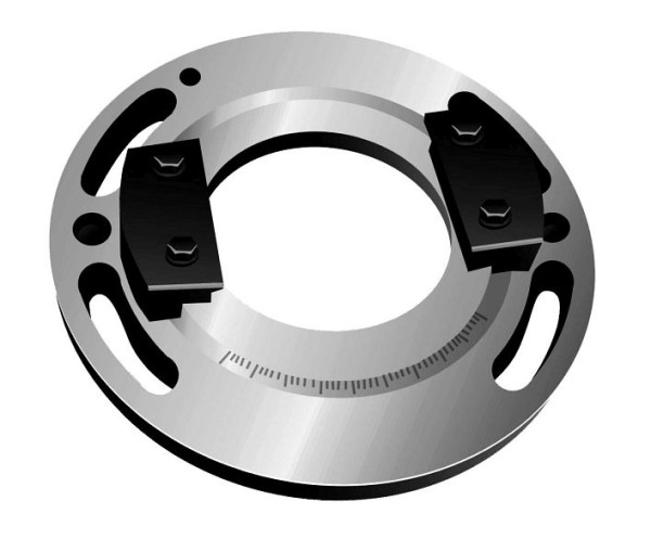 MACK Drehplatte für CNC- Schraubstock BB 125 mm, ZE-CMC-125D