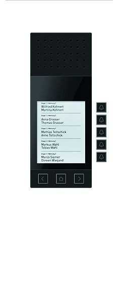 Module de fonction d'affichage intégré audio TCS série ADX5 pour jusqu'à 30 unités résidentielles, ADI59010-0057