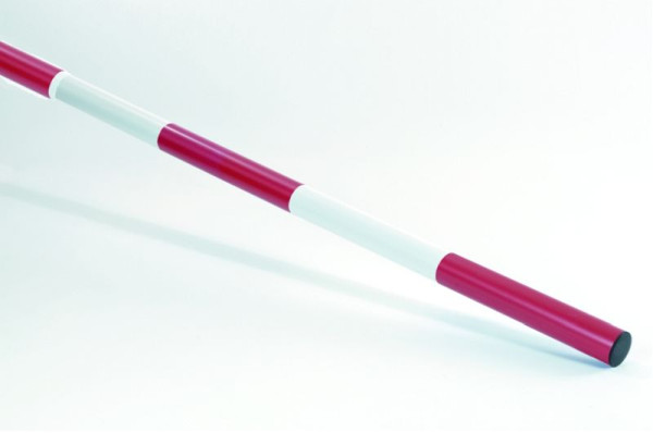 Barre d'obstacle Growi en plastique, couleur : rouge/blanc, 10092767