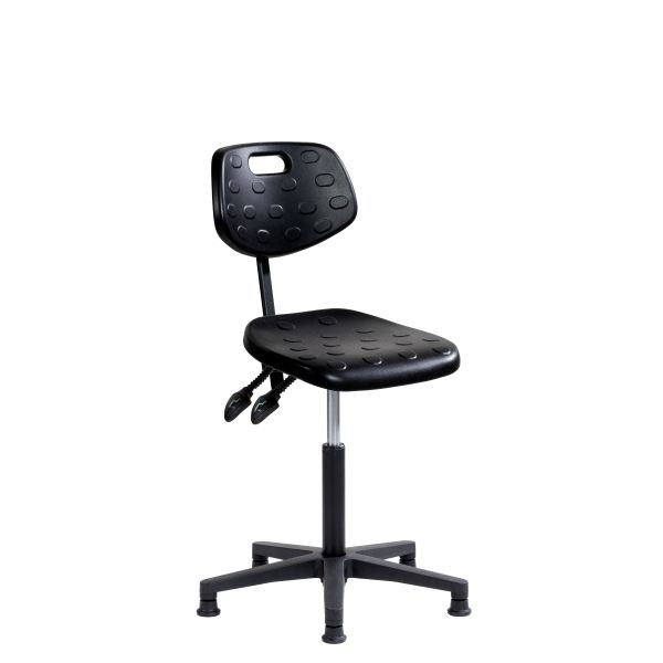 Chaise de travail SOFAME ERGODYN sur patins, hauteur d'assise 49-69, piètement polyamide, W050050019