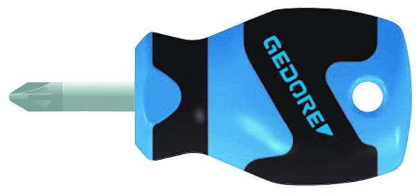 Tournevis GEDORE 3K pour vis Phillips PZ 1, forme courte, 1550608