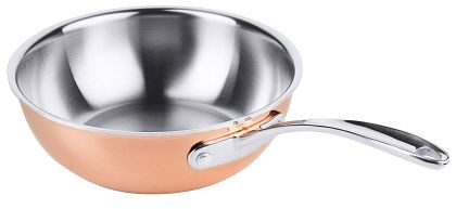 Contacto Sauteuse, 20 cm en cuivre en matériau multicouche, 8775/200