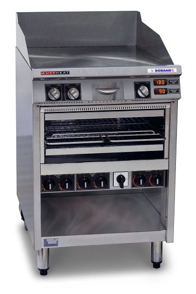 Combinaison Roband de plaque de cuisson autoportante et de salamandre, AHT860