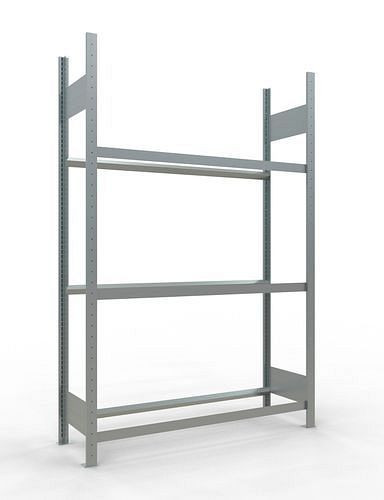 Rack à pneus Schulte, champ de base, 3 niveaux de stockage, largeur du compartiment 1300 mm, 1360 x 436 x 2000 mm, 278847