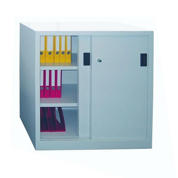 PAVOY Armoire à portes coulissantes avec portes en métal massif, hauteur 1000 mm, 30300-100-401