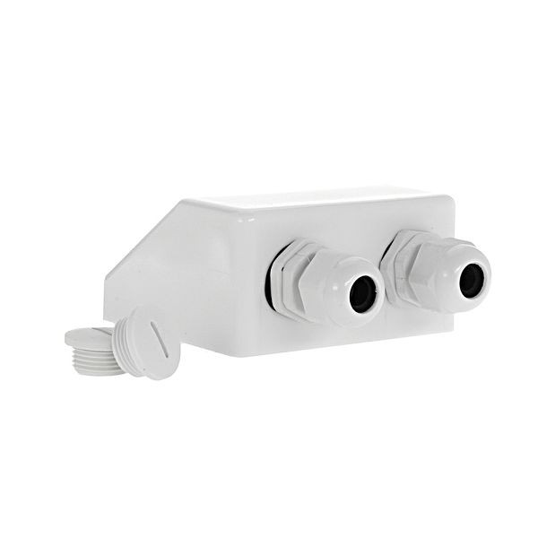 Goulotte de toit Offgridtec 2 fois lourde blanche pour câble diamètre 3-12 mm, 8-01-006575