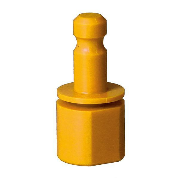 adaptateur proNIVO Leica avec filetage intérieur 3/8", jaune, 218-4112-13