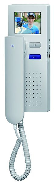 Interphone vidéo TCS à usage commercial avec fonctions de base, montage en saillie blanc, IVH3222-0140