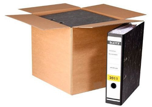 Boîte pliante en carton ondulé TransPak à 2 parois, dimensions intérieures 350 x 300 x 310 mm, qualité 2.20BC, lot de 10, 299335