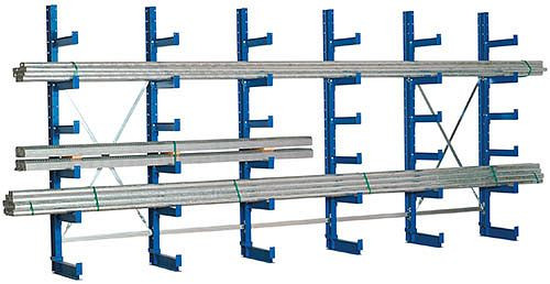 Rayonnage cantilever Bedrunka+Hirth, rayonnage de base, 1060 x 620 x 2500 mm, 05.20201-50