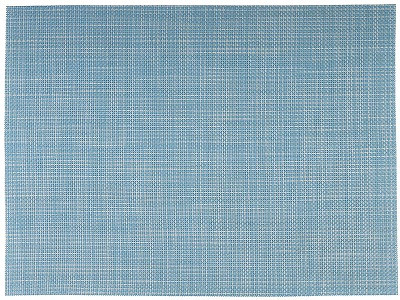 Set de table APS, 45 x 33 cm, PVC, bande étroite, coloris : bleu clair, blanc, lot de 6, 60041