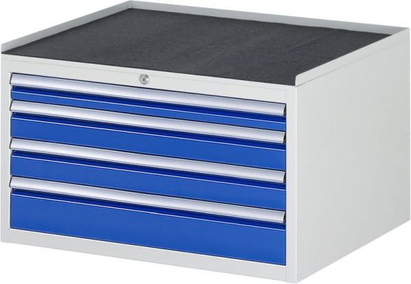 Armoire à tiroirs RAU série 7000, L770 x P650 x H465 mm, support métallique, hauteur 25 mm, tiroirs : 1xH60, 2xH90, 1xH120 mm, 13-XL2.7A-MT.11
