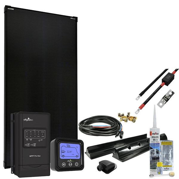 Offgridtec MobileBlack XL 180W système solaire pour camping-car 30A MPPT DUO contrôleur de charge module solaire PERC, 4-01-014245-001