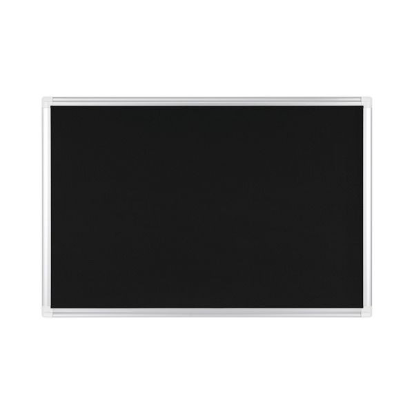 Tableau en feutre Bi-Office New Generation noir avec cadre en aluminium 150x120cm, FA1209830