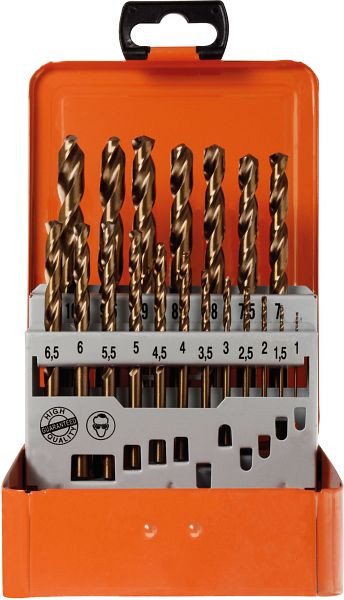 Cassette de perçage Projahn HSS-Co 19 pièces 1-10 / 0,5 mm ECO, 60381