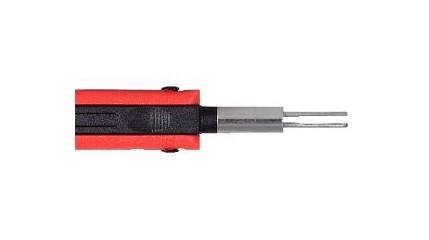 Outil de déverrouillage de câble KS Tools pour fiches rondes et prises rondes 2,5 mm, 150.1291