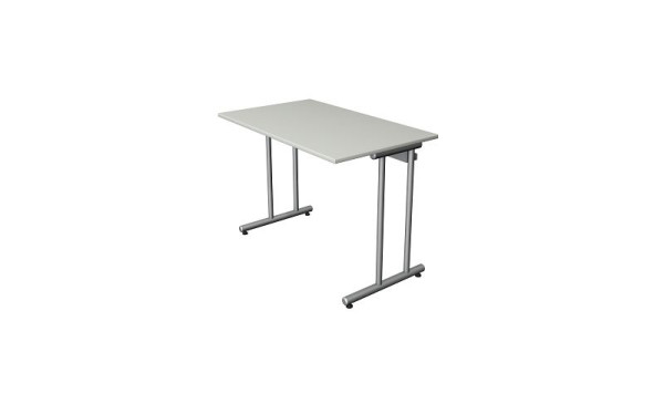 Bureau Kerkmann L 1000 x P 600 x H 750 mm, gris clair, 11439211
