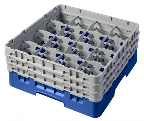 Panier de lavage Cambro 16 compartiments Camrack® Hauteur: 17 cm Bleu, SU: 3 pièces, 16S638168