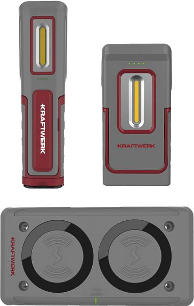 Lampe à main LED Kraftwerk, WI300 / WI600 + chargeur sans fil, 7010100003