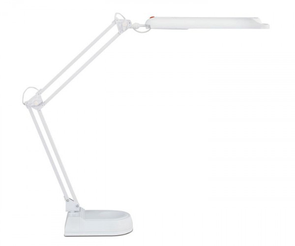 MAUL lampe de table à économie d'énergie MAULatlantic, avec socle, blanc, 8213602