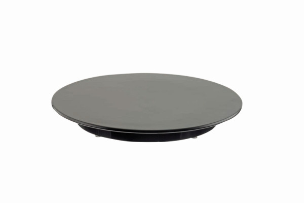 Plat à gâteau Schneider mélamine, noir, Ø 300 mm, hauteur 30 mm, 227125