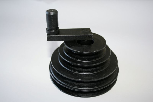 Poulie à courroie trapézoïdale à gradins moyens ELMAG n° 14-16, pour KBM 16 T/S, 9106125