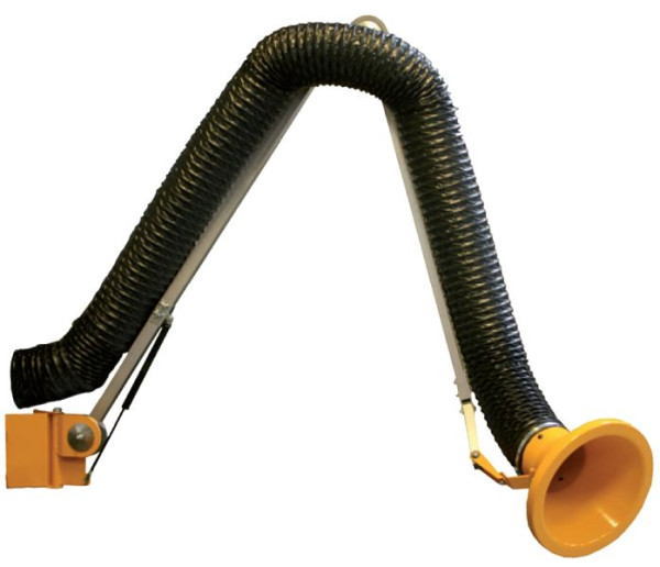 Bras d'extraction GEOVENT ASA-3 avec joints externes 3,0 m ø160 mm, complet avec support mural, ASA-14