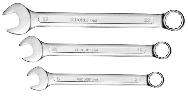 GEDORE jeu de clés mixtes rouges SW6-32mm 21 pièces, 3300991
