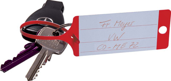 Porte-clés Eichner, rouge, UE : 100 pièces, 9208-00635-B