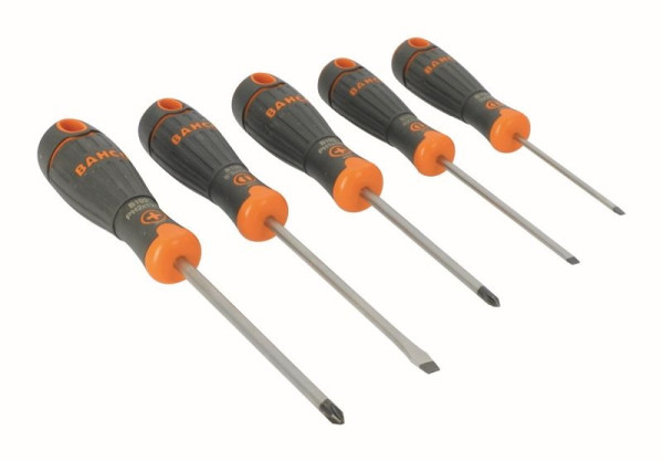 Jeu de tournevis Bahco, BahcoFit, 5 pièces, à fente + PH, B219.005