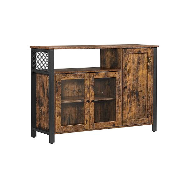 VASAGLE armoire de cuisine avec 3 portes, LSC096B01