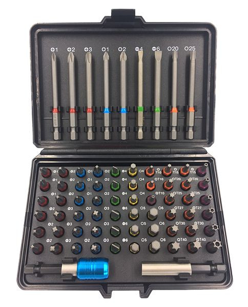 Assortiment d'embouts en acier SW, 1/4", 71 pièces, 04127L