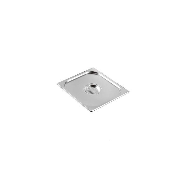 Vaiotec TOPLINE Couvercle gastronorme GN 1/6, acier inoxydable AISI 304, 17,6x16,2x2 cm, 10641