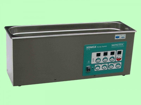Bac compact à ultrasons SONITEC 6,0 litres, température de contrôle : jusqu'à 70°C, 3200 L EP