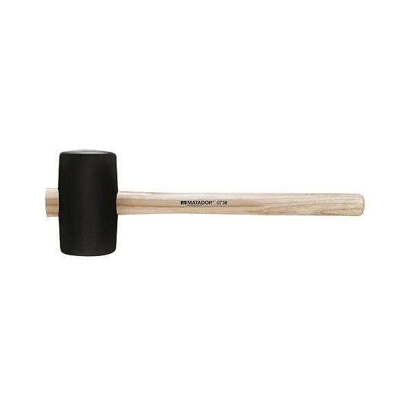 Maillet en caoutchouc MATADOR, DIN 5128 A, droit 0738