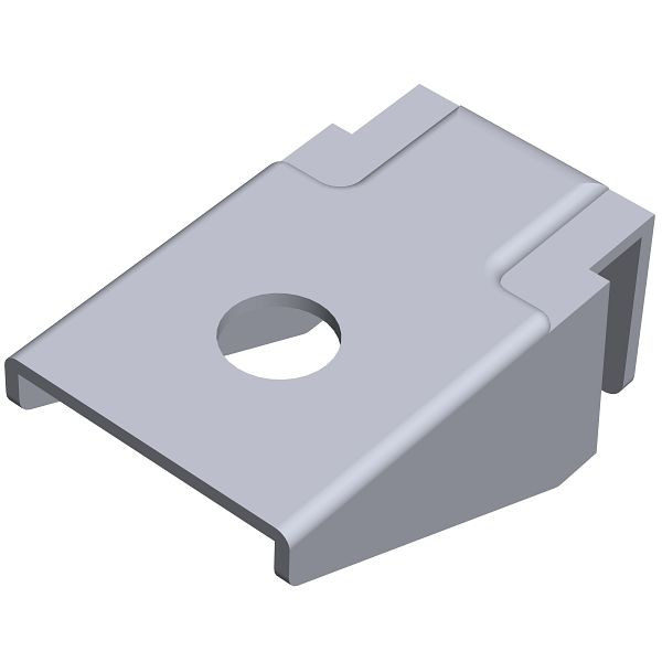 Système d'éléments SUPPORT A CLIP 1 FACE POUR SUPPORT, SB, UE : 120 pièces (10 unités de 12 pièces), 11604-00001